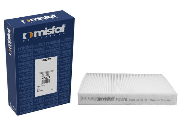 Filtre d'habitacle (Filtre à pollen) MISFAT FILTRATION  ref. HB372